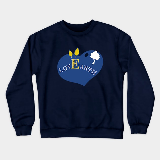 Earth Day, Love the Earth Crewneck Sweatshirt by Fox1999